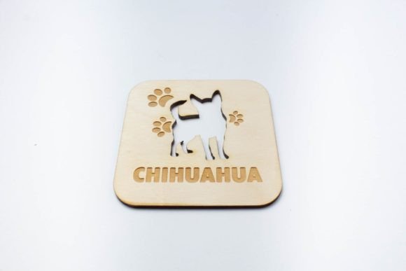 Chihuahua Coaster Animals 3D SVG Craft By Creative Fabrica Crafts
