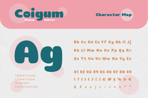 Coigum Font - Preview 1
