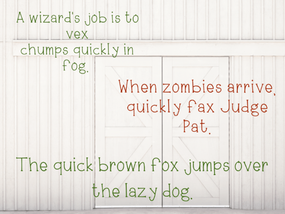Country Home Font - Preview 3