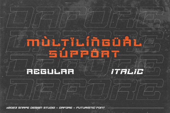 Dafore Font - Preview 2