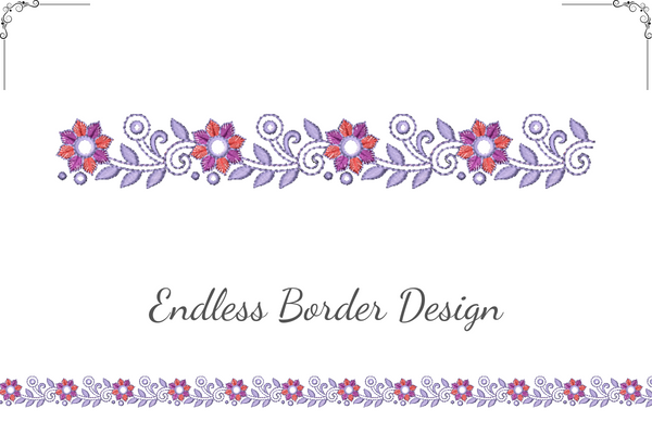 Dainty Floral Border