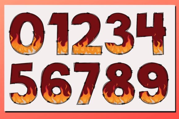 Fire Font - Preview 2