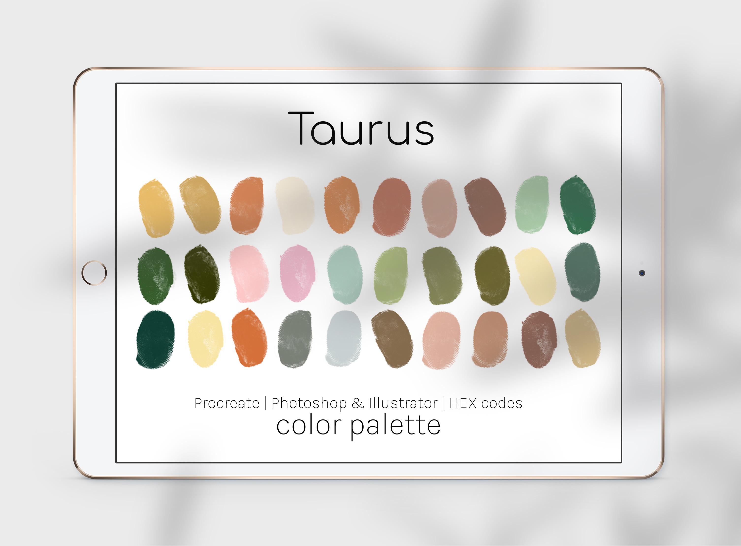 Taurus Color Palette Graphic by thedigitaldoodle · Creative Fabrica
