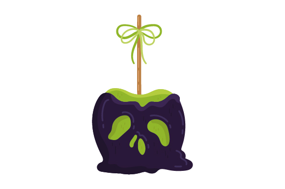 Caramel Apple Skull