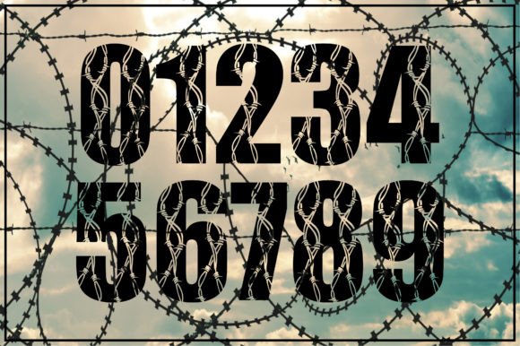 Barbed Wire Font - Preview 2