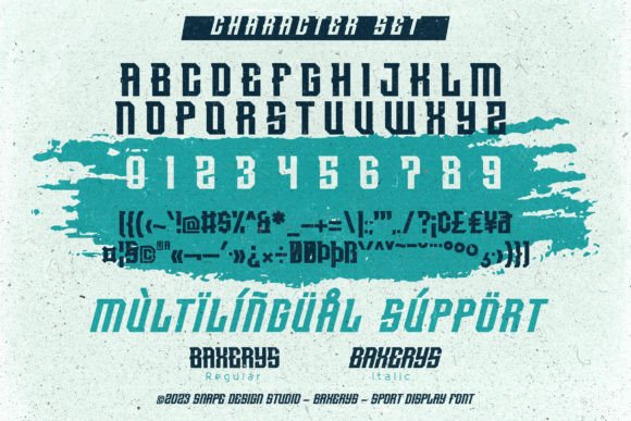 Baxerys Font - Preview 1