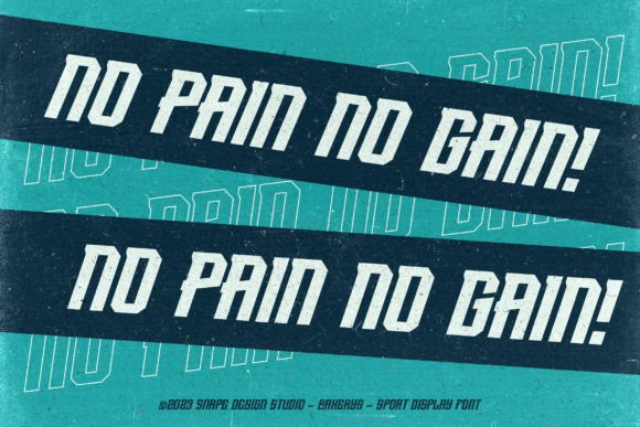 Baxerys Font - Preview 3