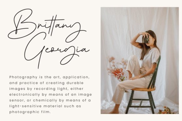 Bridger Signature Font - Preview 1