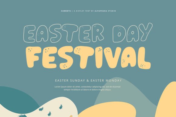 Carrots Font - Preview 2