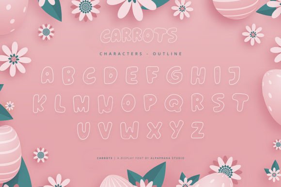 Carrots Font - Preview 5
