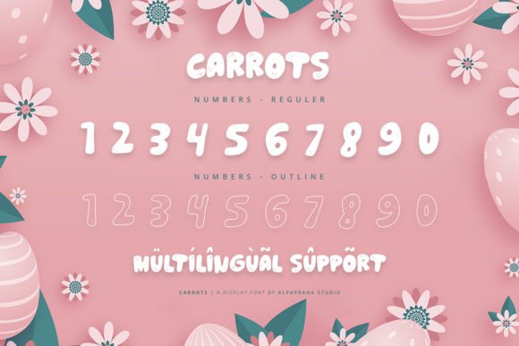 Carrots Font - Preview 6