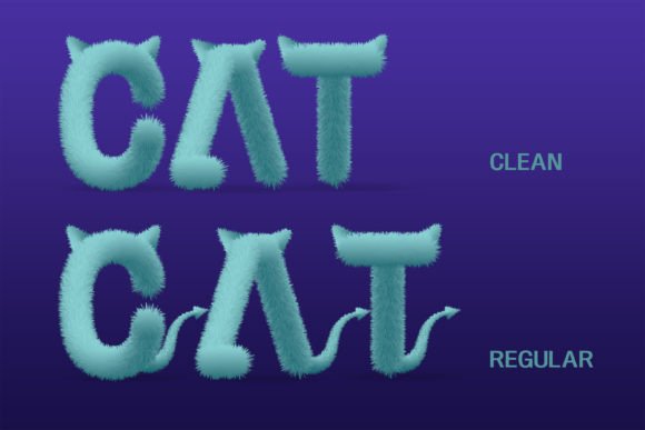 Cat Font - Preview 1