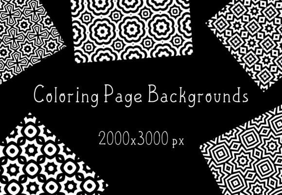 Colouring Page Background for Adults