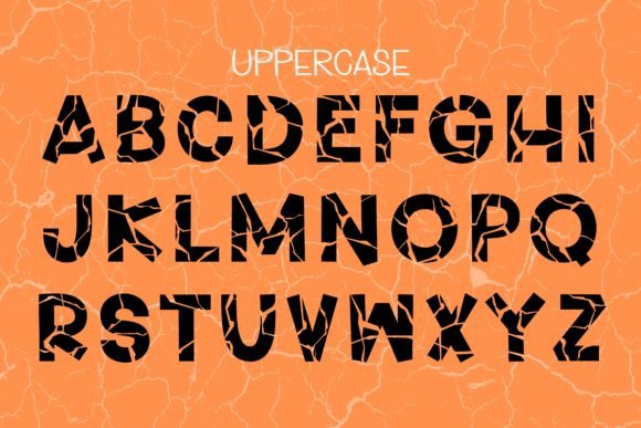 Crack Font - Preview 2