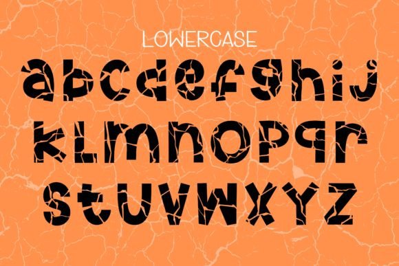 Crack Font - Preview 3