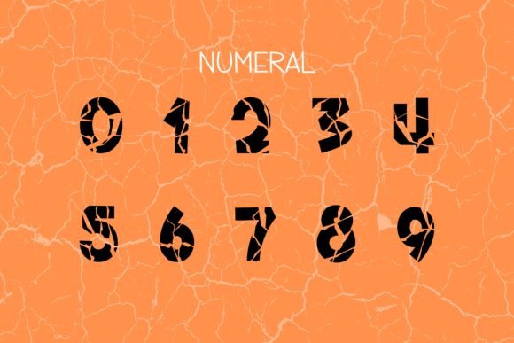 Crack Font - Preview 4