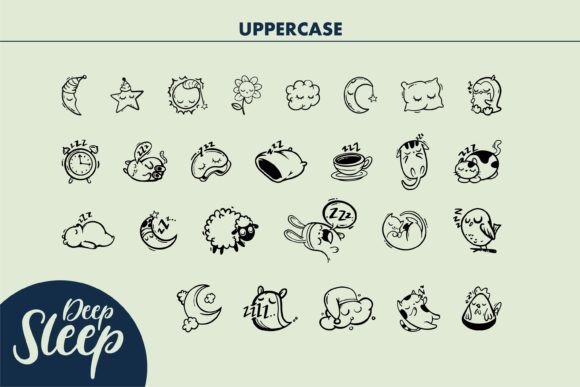 Deep Sleep Font - Preview 1