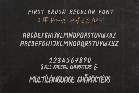First Font - Preview 4