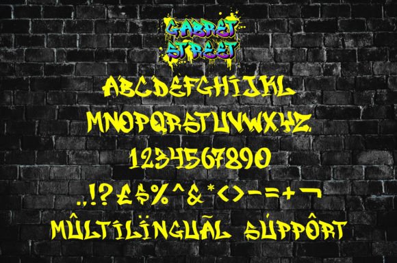 Gabret Street Font - Preview 1