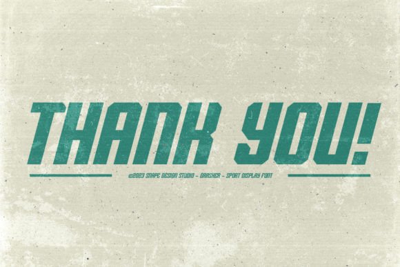 Grasher Font - Preview 4