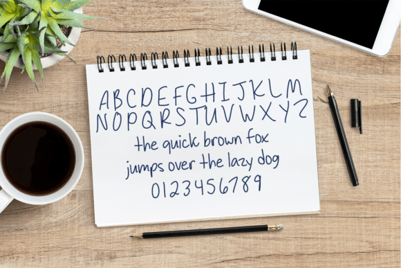 March Frost Font PNG with transparent background - Preview 1