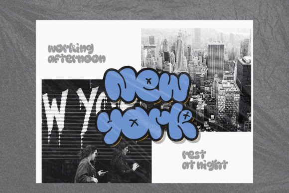Music Vibes Font font preview - 4