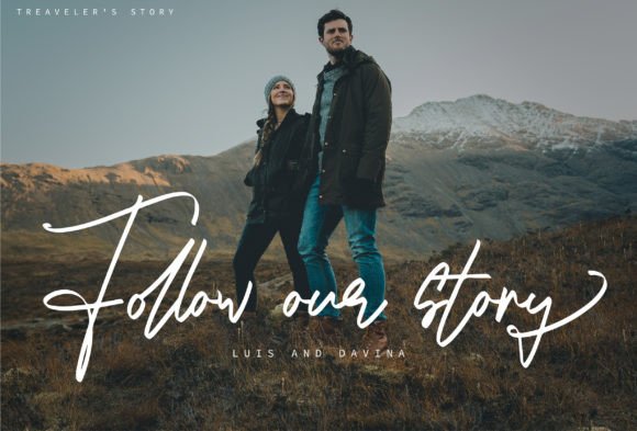 Pictures Signature Font PNG with transparent background - Preview 1