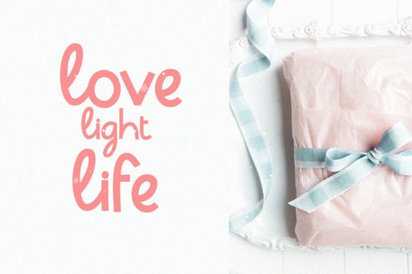 Pink Lovely Font PNG with transparent background - Preview 2