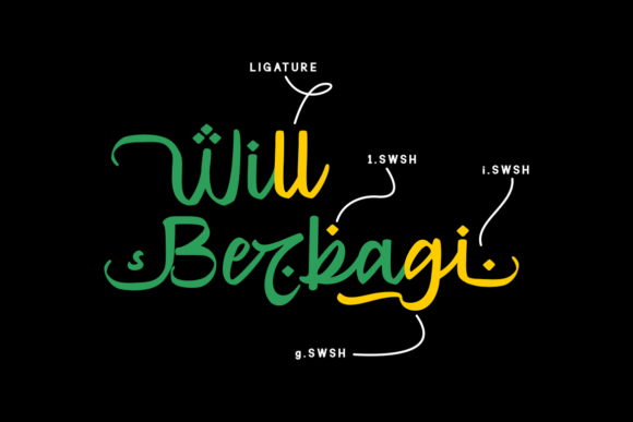 Sarpin Karomah Font PNG with transparent background - Preview 2