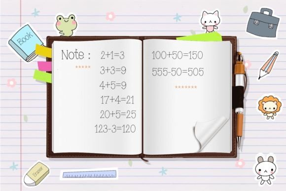 School Time Font font preview - 4