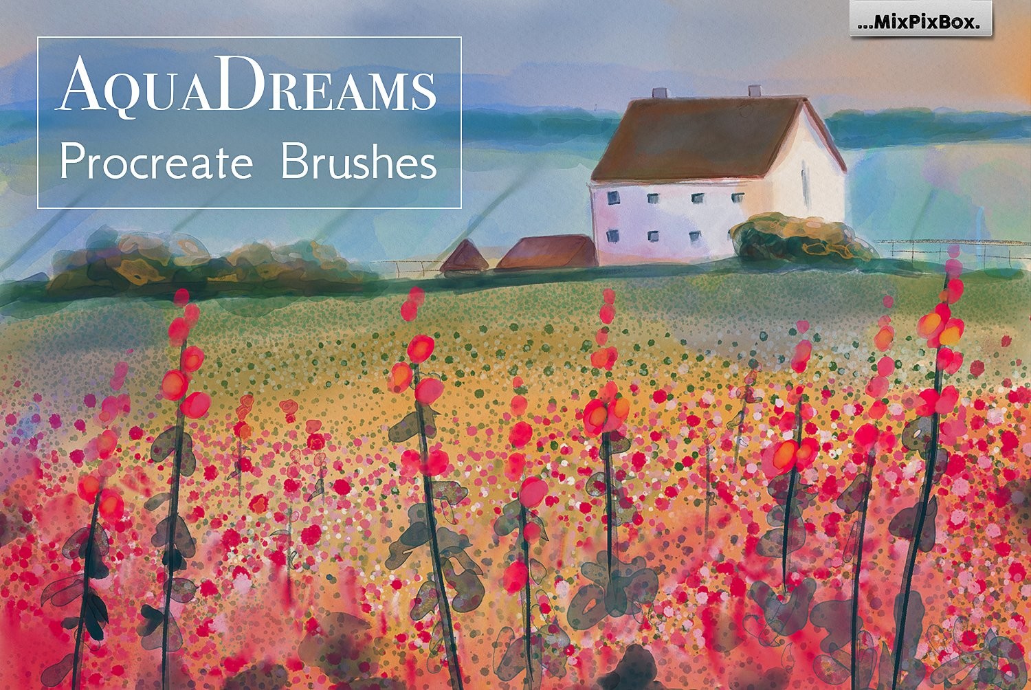 Aqua Dreams Procreate Brushes