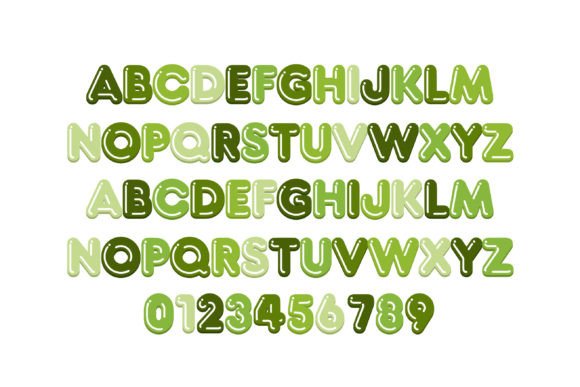 Bubbly Bean Font - Preview 1