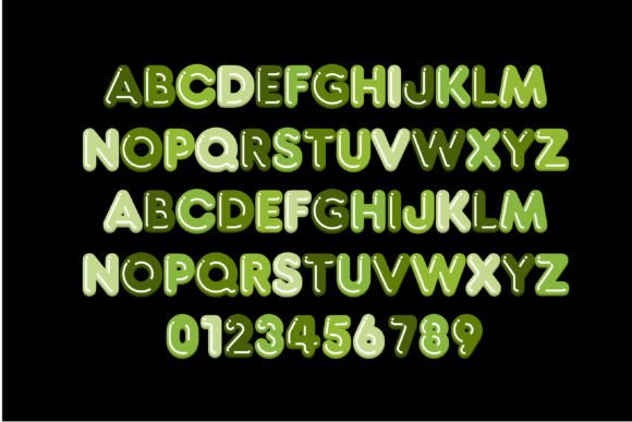 Bubbly Bean Font - Preview 2