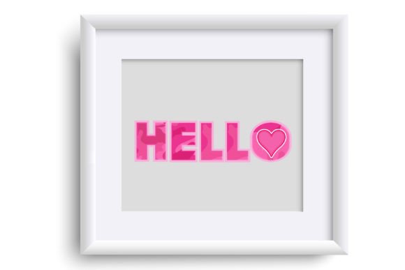 Camo Love Font - Preview 4