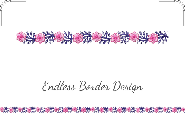 Dainty Floral Border