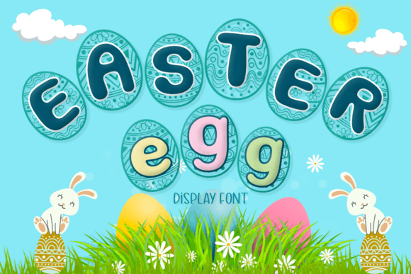 Easter Egg Font - Preview 5