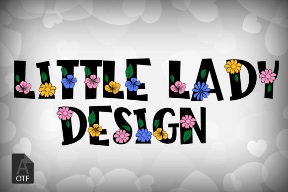 Flower Font - Preview 3