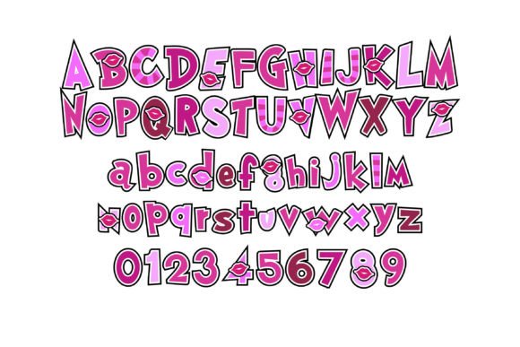 Going to Kiss Font - Preview 1