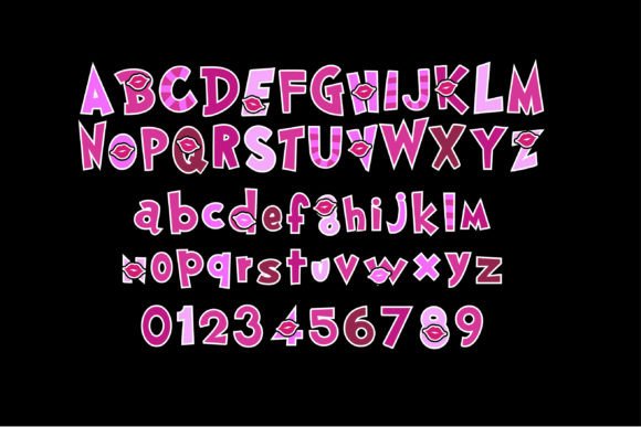 Going to Kiss Font - Preview 2