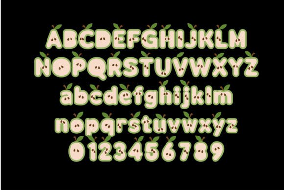 Green Apple Font - Preview 2