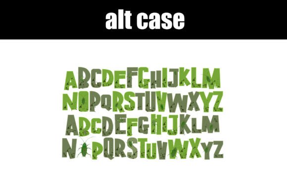 Green Beetles Font - Preview 6
