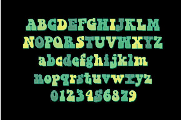 Green Groove Font - Preview 2