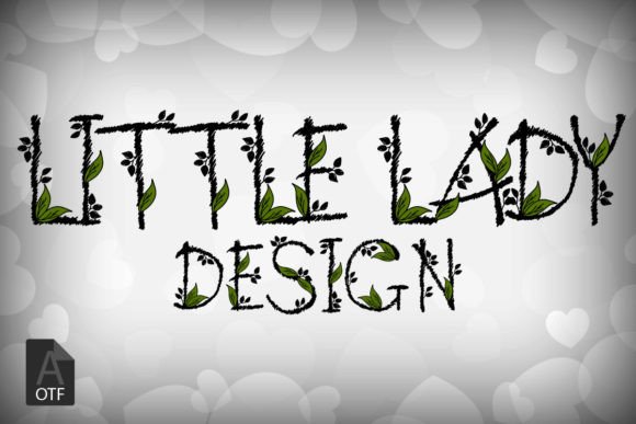 Hand Draw Leaves Font - Preview 3