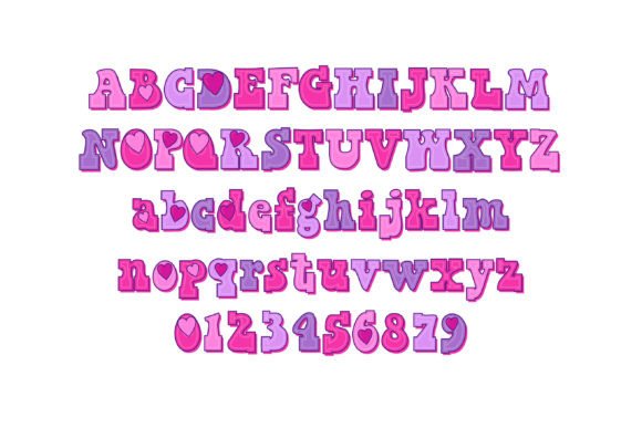 Heart Moves Font - Preview 1