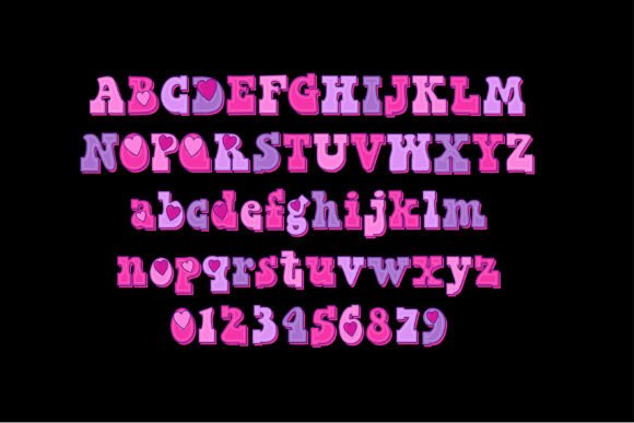 Heart Moves Font - Preview 2