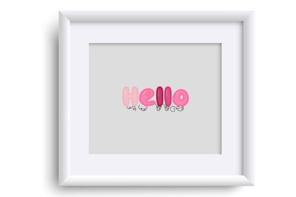 Heartthrob Helium Font PNG with transparent background - Preview 4