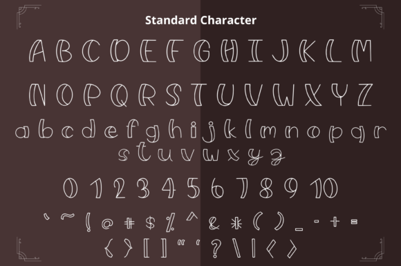 Hello Espresso Style Font PNG with transparent background - Preview 2