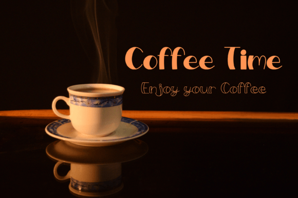 Hello Espresso Style Font PNG with transparent background - Preview 3