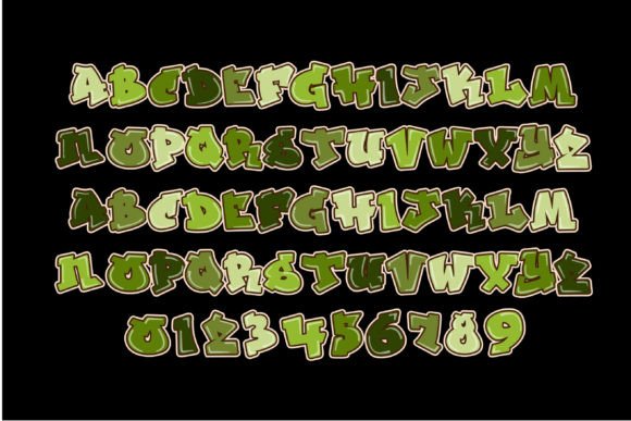 Hip Hooligan Font PNG with transparent background - Preview 2