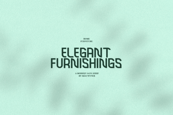 Home Furniture Font PNG with transparent background - Preview 3